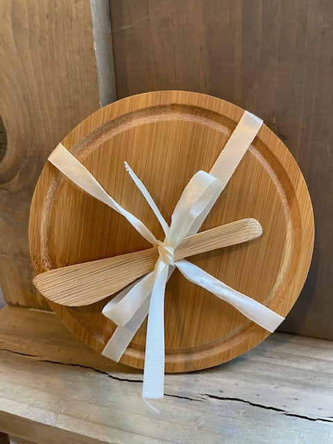 Bamboo Cheese Board & Spreader