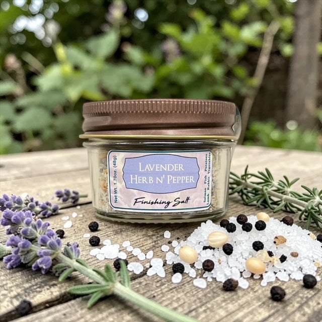 Lavender Herb n' Pepper Finishing Salt – TheZestyMoose