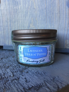 Lavender Herb n' Pepper Finishing Salt